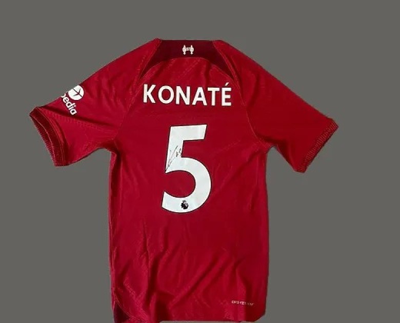 Ibrahima Konaté's Liverpool 2022/23 Signed Official Shirt