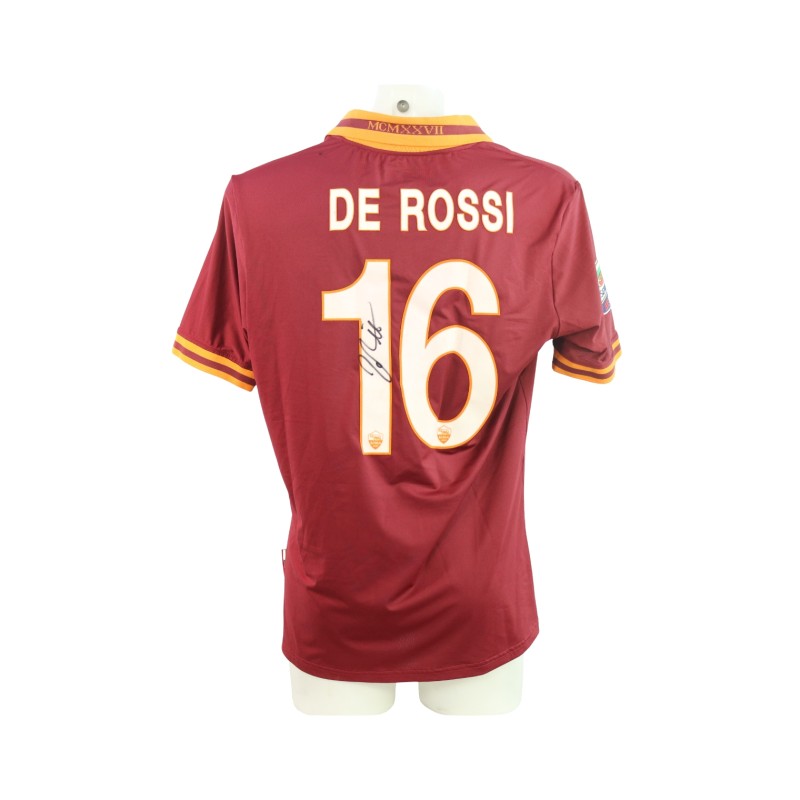 Maglia De Rossi Roma, preparata 2013/14 - Autografata