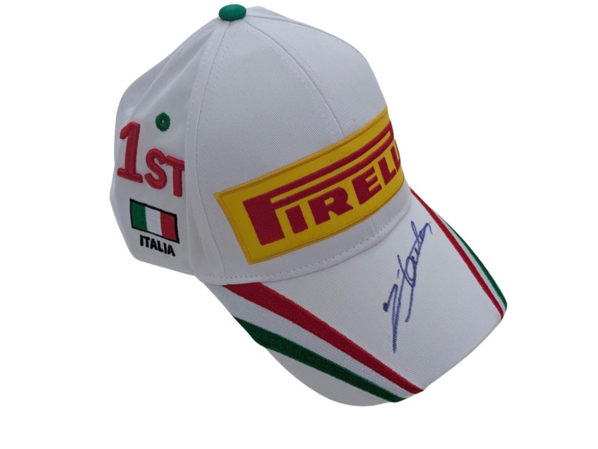 Pirelli Podium 1st Place GP Monza Cap, 2024 - Signed by Charles Leclerc