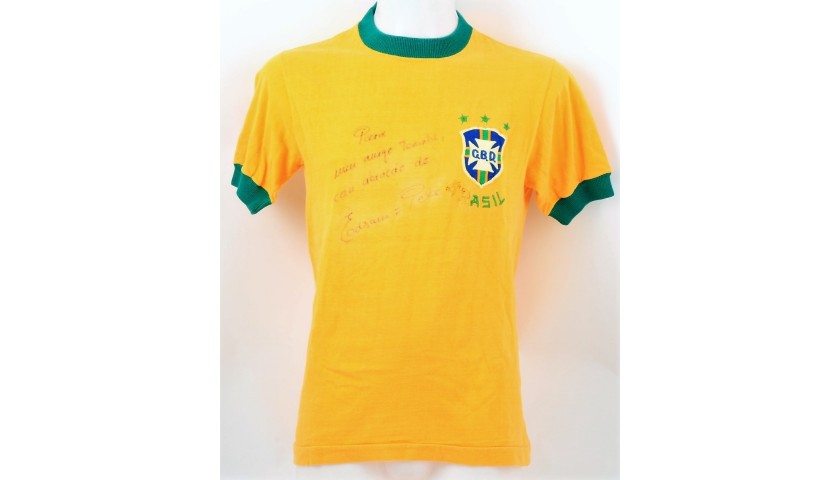 Vintage Brazil Brasil Training Jersey Soccer Shirt Athleta Pele