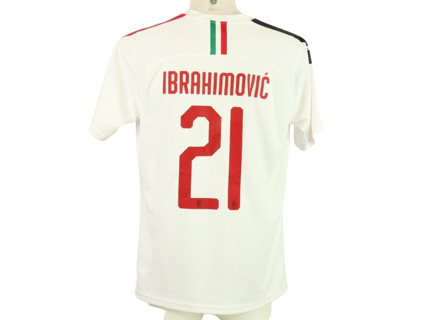 Ibrahimovic's AC Milan Match Shirt, 2019/20
