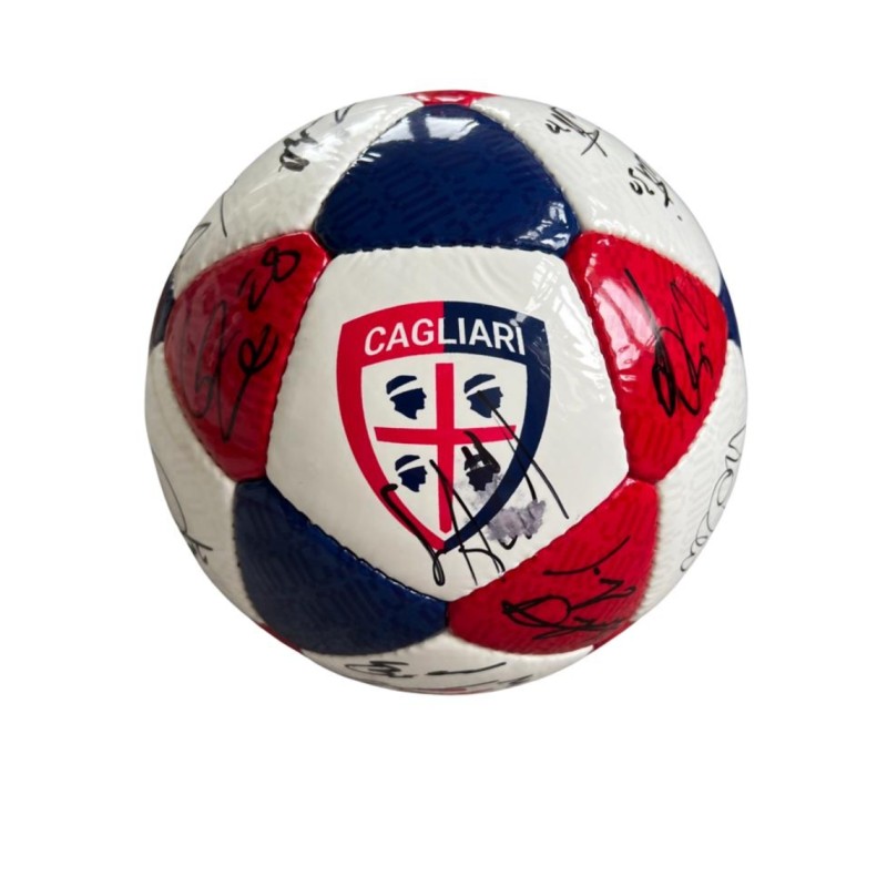 Pallone del Cagliari Calcio - Autografato dalla squadra