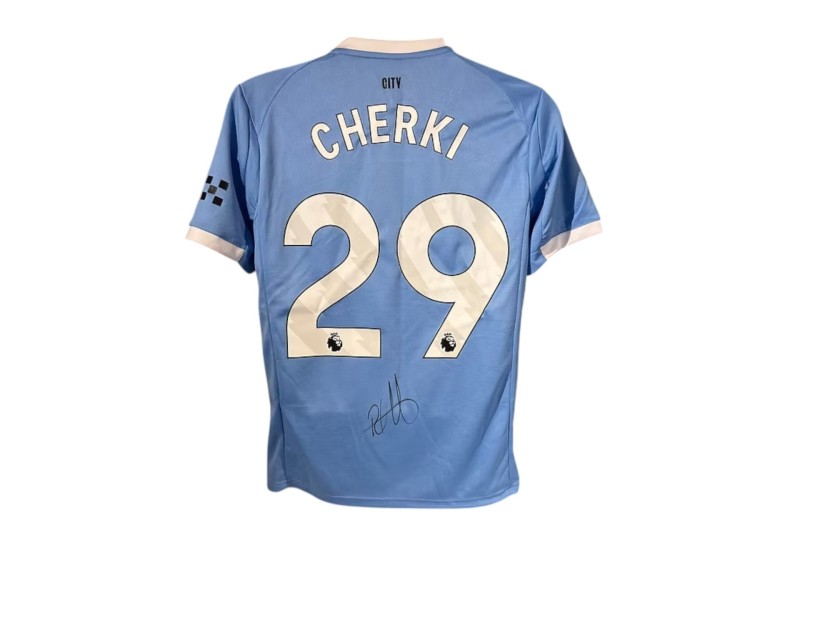 Rayan Cherki Signed Manchester City 25/26 Football Shirt