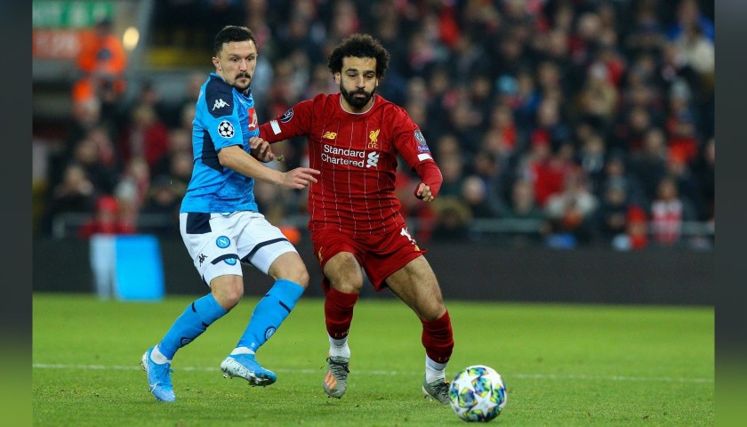 Salah's Match Shirt, Liverpool-Napoli 2019