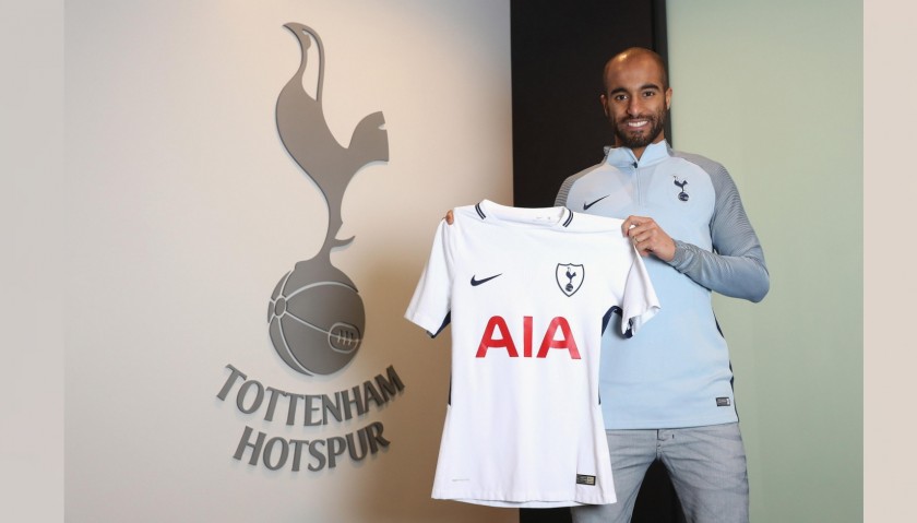 Official Tottenham Shirt, 2017/18 - Signed by Lucas Moura