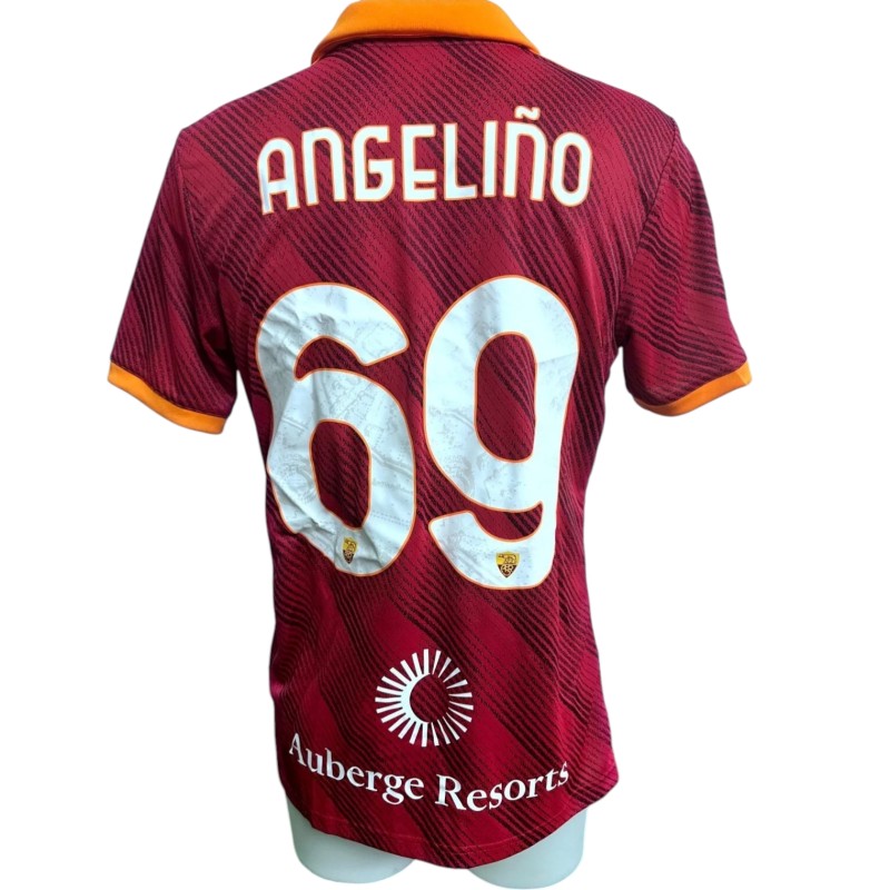 Angeliño's Roma vs Lazio Issued Shirt, 2024