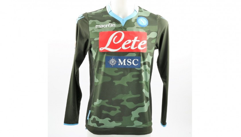 Mertens' Napoli Match-Issue Serie A 2013/14 Shirt