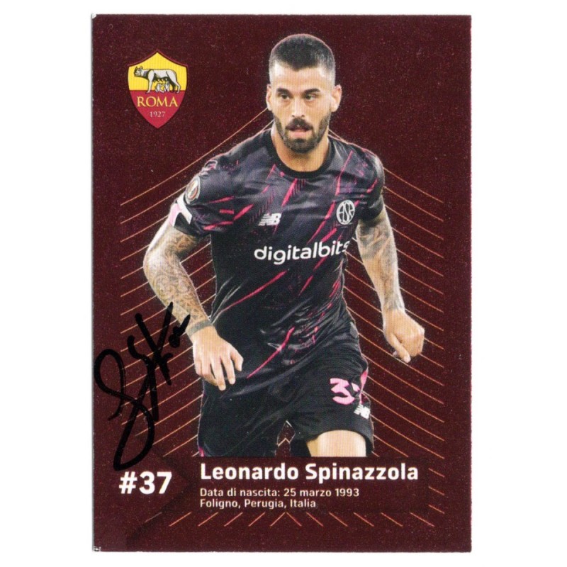 Card Spinazzola Roma, 2022/23 - Autographed
