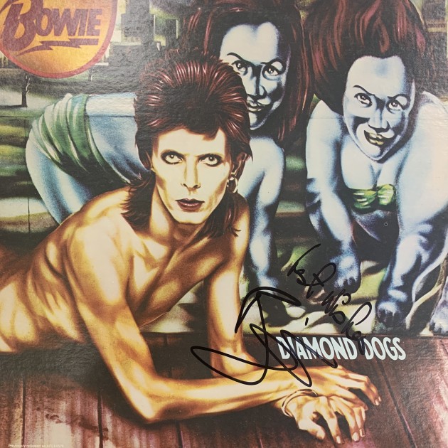 David Bowie Signed Diamond Dogs Album