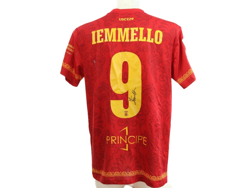 Iemmello's Signed Unwashed Shirt, Spezia vs Catanzaro 2025