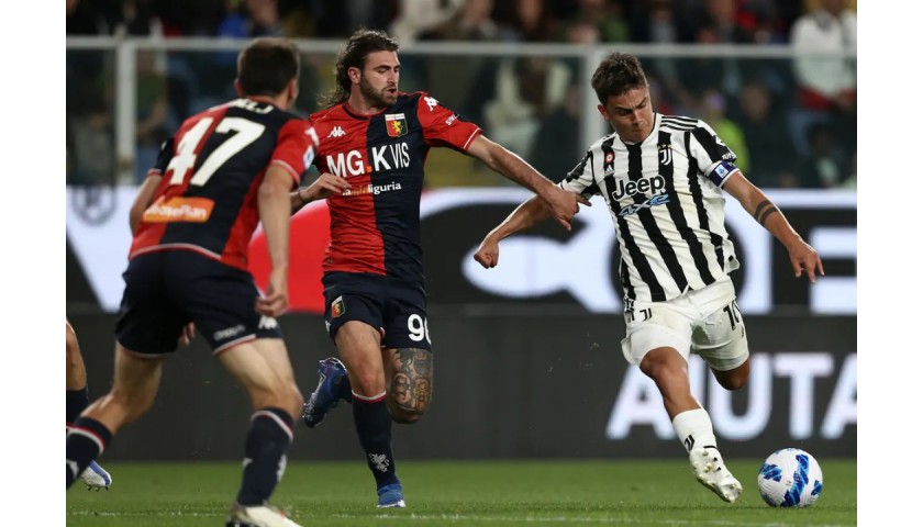 Maglia Portanova preparata Genoa-Juventus 2022 - Autografata