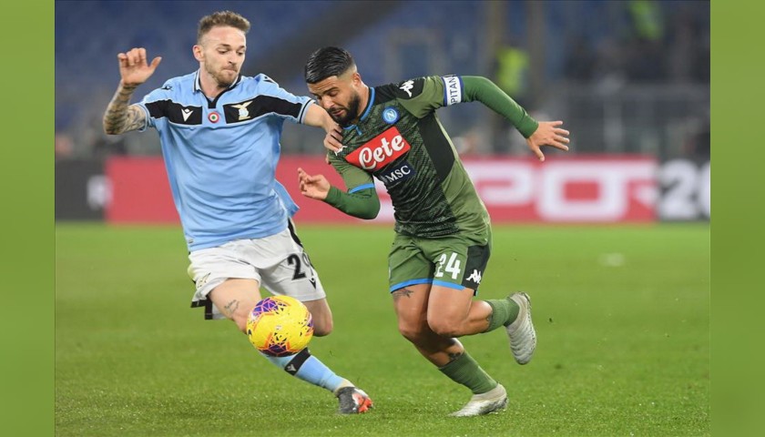 Insigne's Napoli Match-Worn and Signed Shirt, 2019/20