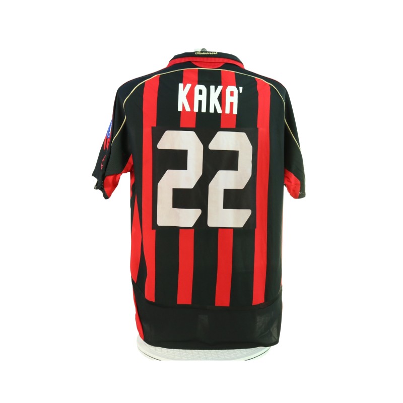 Kakà's Match-Issued Shirt Milan vs Manchester United 2007