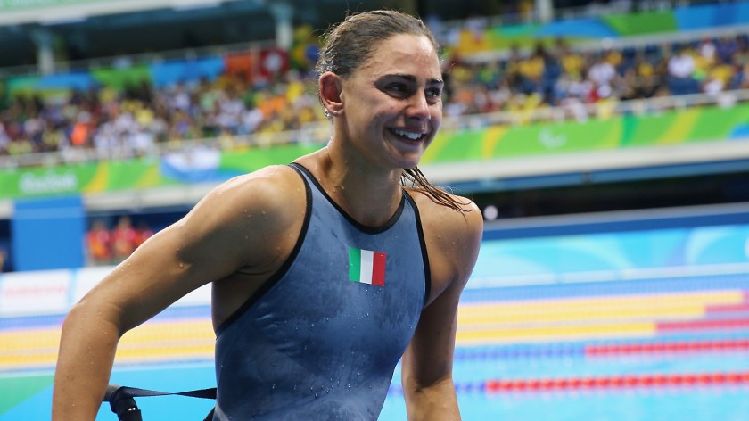 Giulia Ghiretti's Swimming Race Costume Worn for Rio 2016