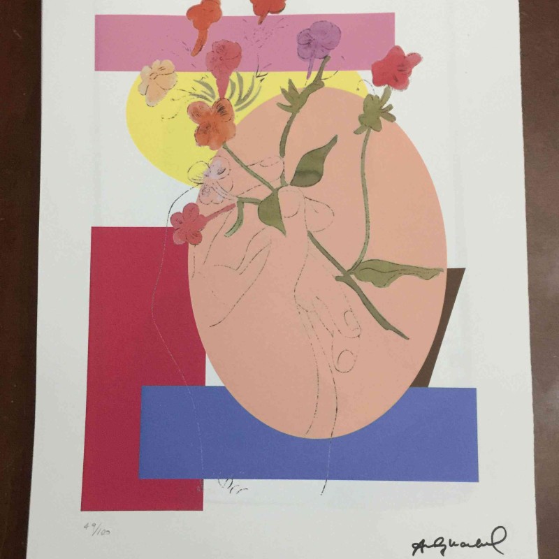 Offset lithography by Andy Warhol (replica)