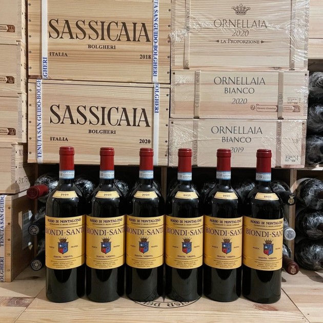 Rosso di Montalcino Tenuta Greppo 2020 Biondi Santi - 6 Bottles