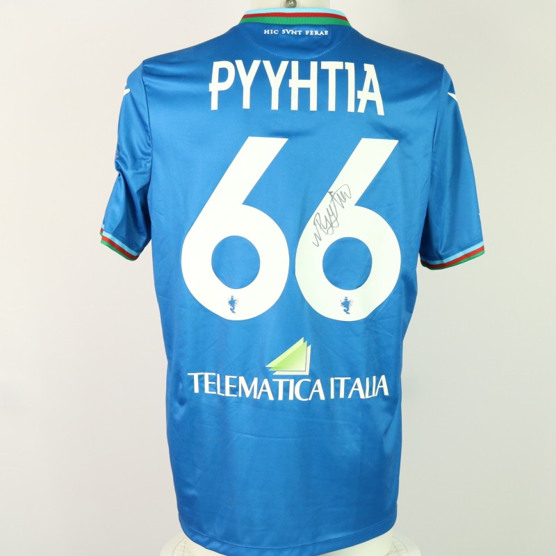 Pyyhtia's Match-Worn Signed Shirt, Palermo vs Ternana 2024