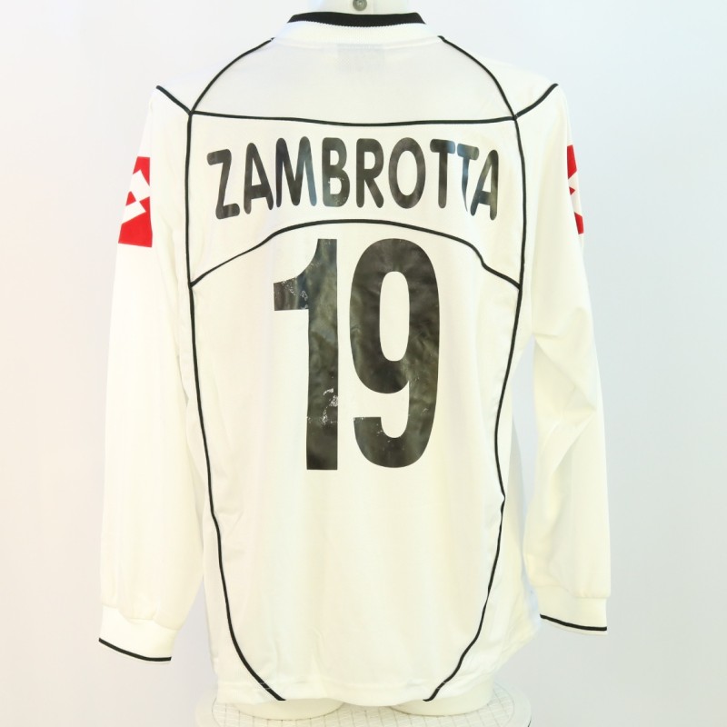 Maglia Gara Zambrotta Udinese vs Juventus, 2003