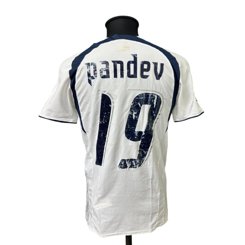 Maglia Indossata Pandev Sampdoria vs Lazio, 2008 - Special Sponsor So.Spe