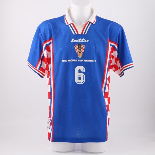 Bilic's issued/worn Croatia shirt, FIFA World Cup France '98