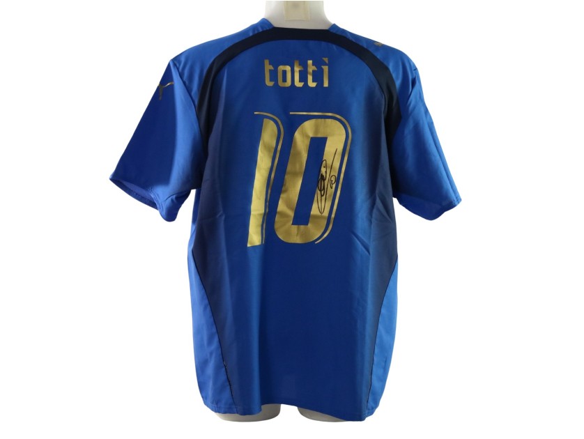 Totti's Italy Signed Official Shirt, FIFA World Cup 2006