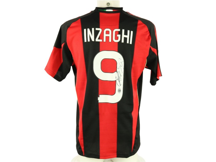 Inzaghi's AC Milan Signed Match-Issued Shirt, 2010/11