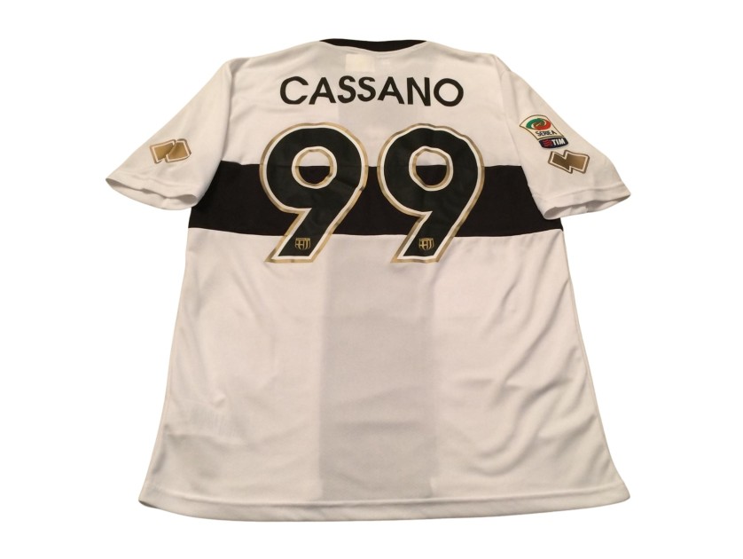 Cassano's Parma Match-Worn Shirt, 2013/14