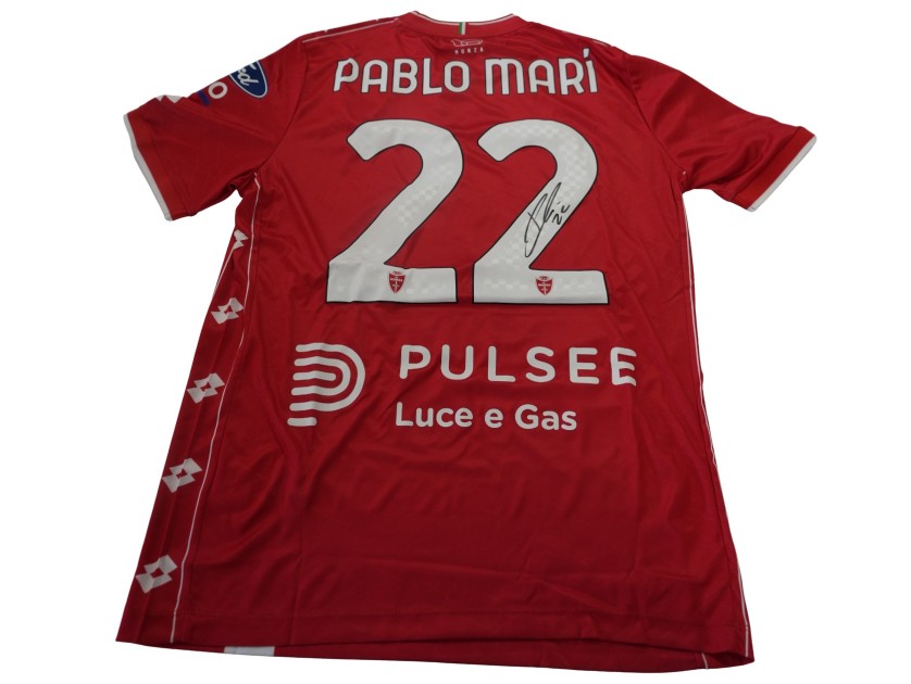 Pablo Marì Official Monza Signed Shirt, 2024/25