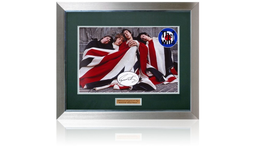 Roger Daltrey Signed 'The Who' Music Presentation