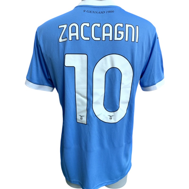 Zaccagni's Match-Issued Shirt, Lazio vs Inter Italian Cup 2026 Finals