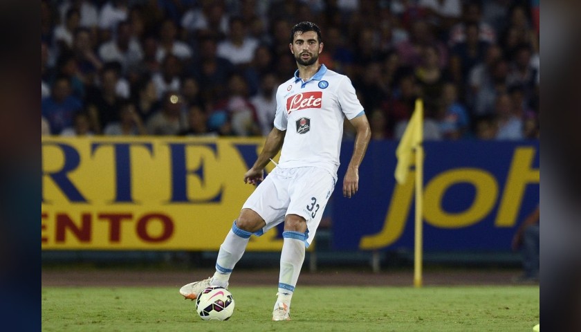 Albiol's Napoli Worn and Signed Shirt, 2014/15 