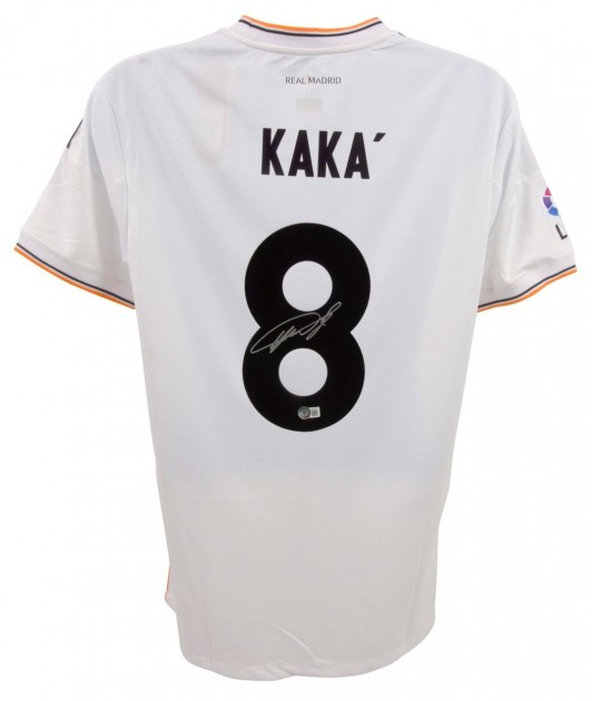 Kaka Signed Real Madrid 2013-2014 Home Shirt
