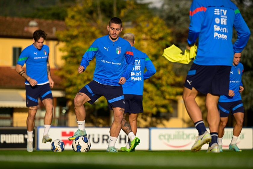 Federazione Italiana Rugby Felpa Ufficiale M18 Training ZIP - Italia - Macron - 1672/19 - Taglia Unica