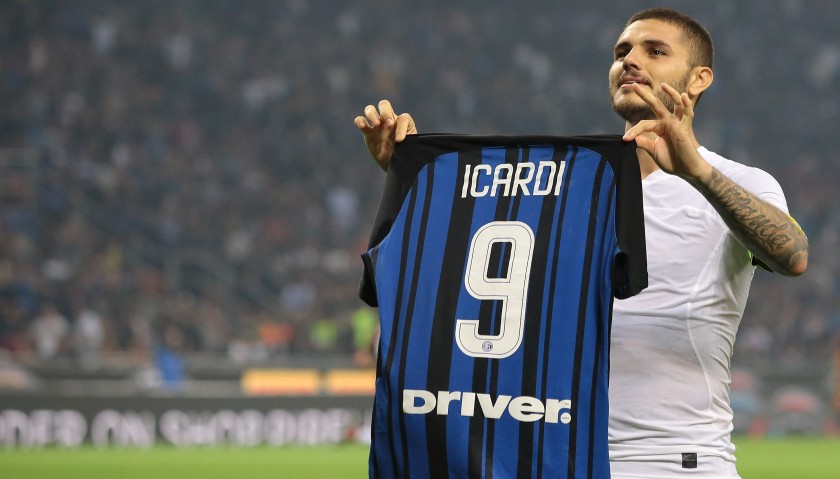 Icardi's Signed Authentic Inter Shirt, 2017/18