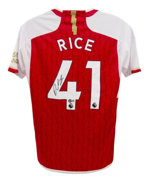 Declan Rice Arsenal Signed Shirt