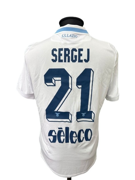 Sergej's Lazio Match-Issued Shirt, 2018/19