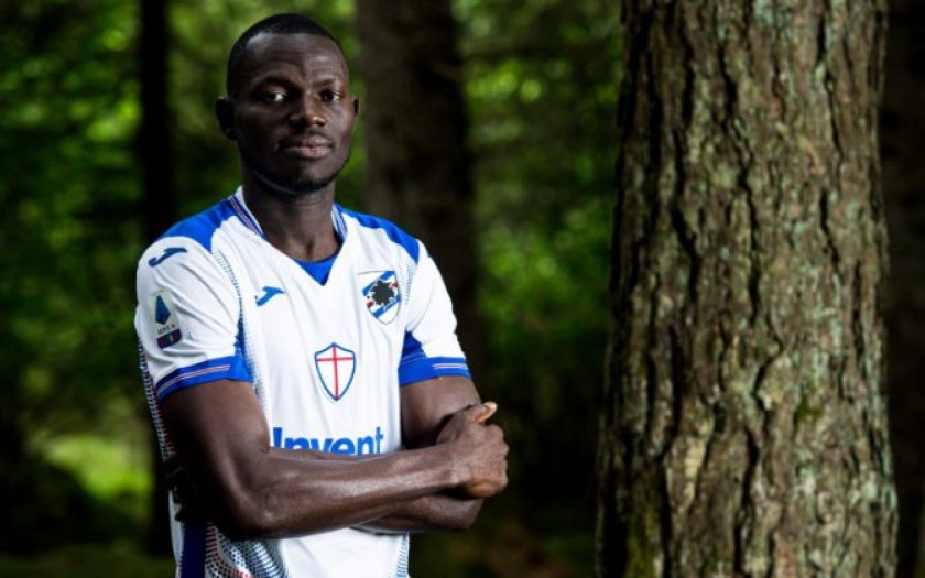 Colley's Sampdoria Match-Issued Signed Shirt, 2019/20 