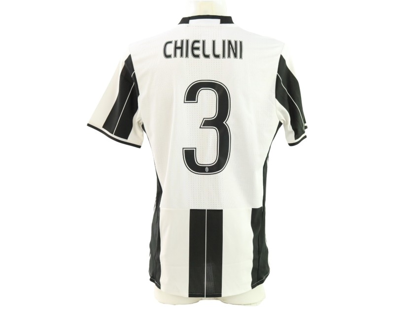 Chiellini's Juventus Match-Issued Shirt, 2016/17