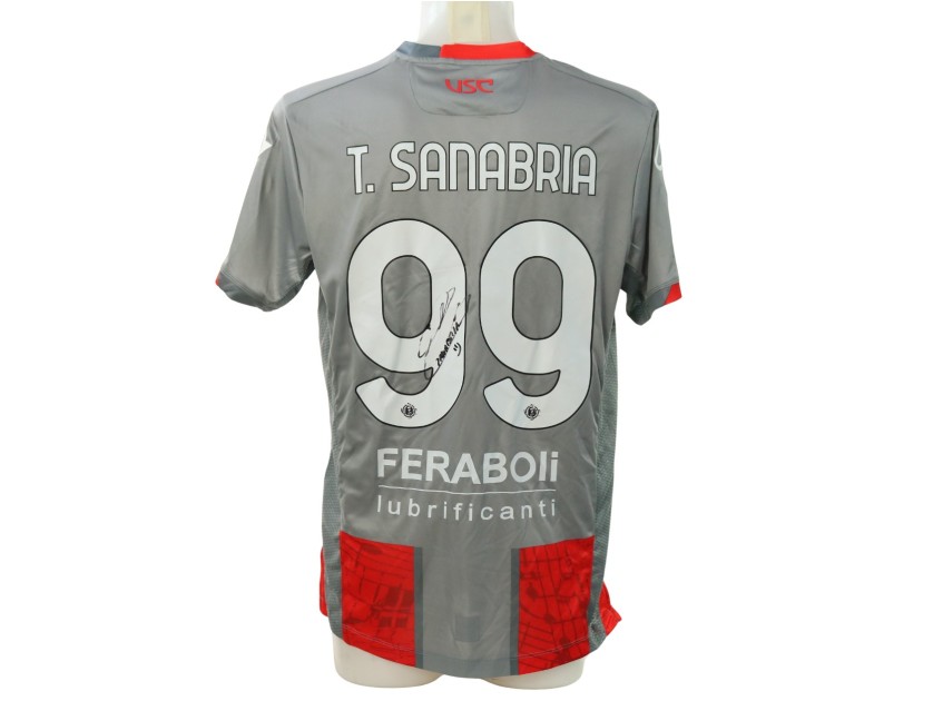 Maglia Sanabria Unwashed Cremonese vs Parma, 2025 - Autografata