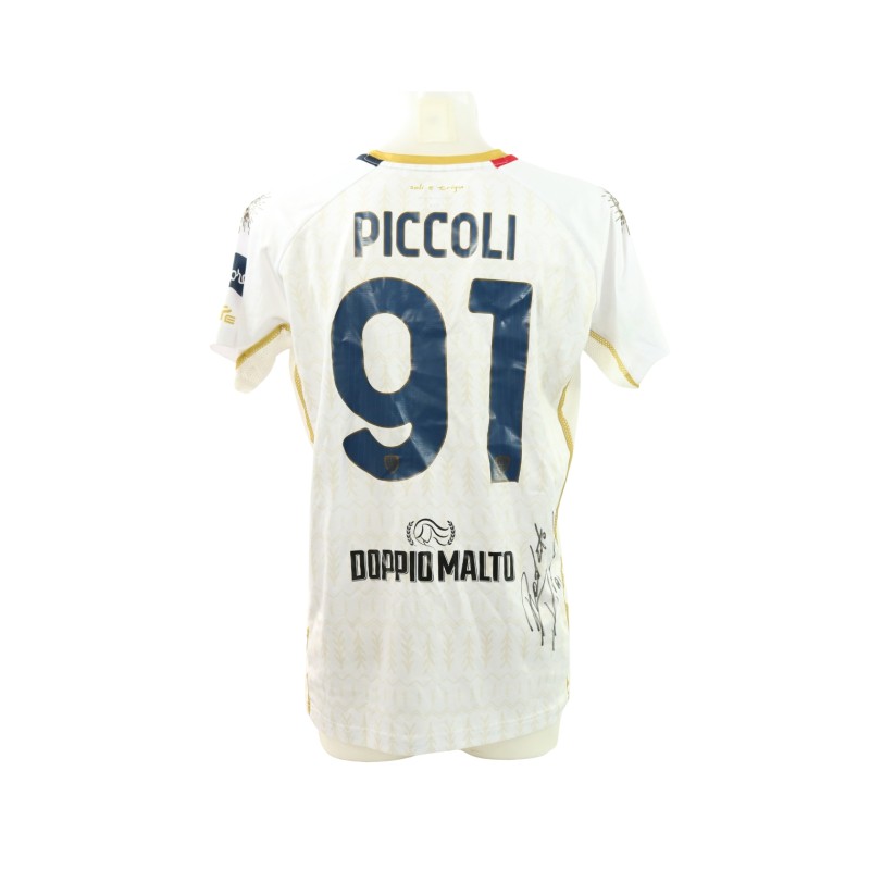 Piccoli's Signed Unwashed Shirt, Milan vs Cagliari 2025