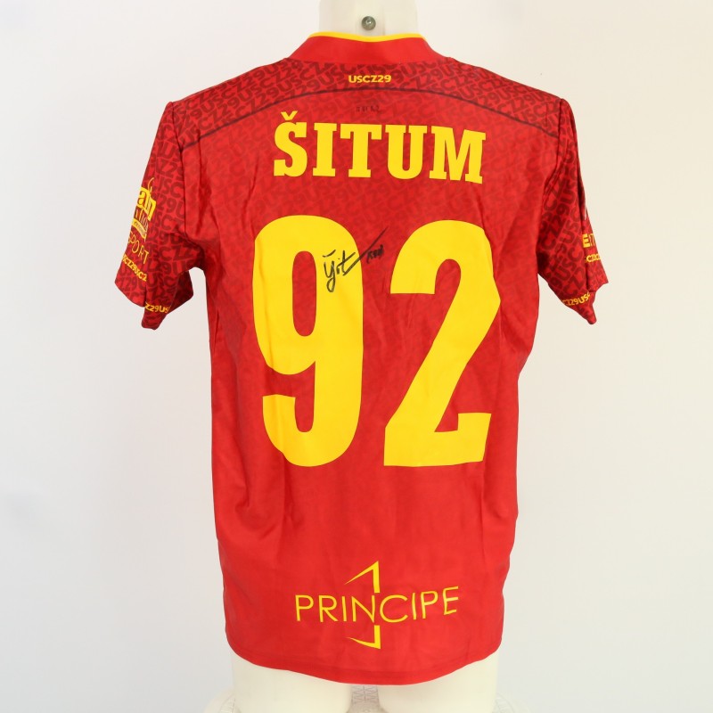 Situm's Signed Unwashed Shirt, Parma vs Catanzaro 2024