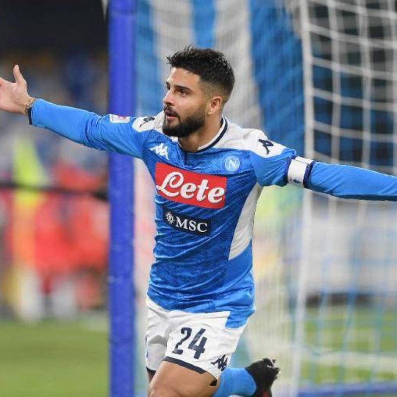 Insigne's Official Napoli Shirt, 2019/20 - Signed by the Players