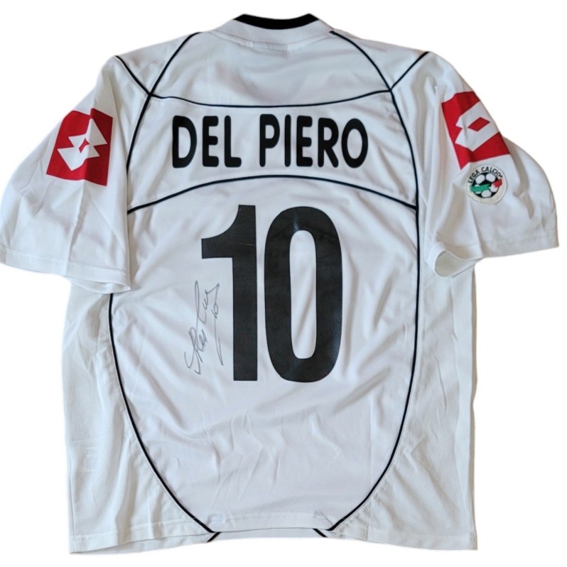 Del Piero's Match Signed Shirt, Empoli vs  Juventus 2002