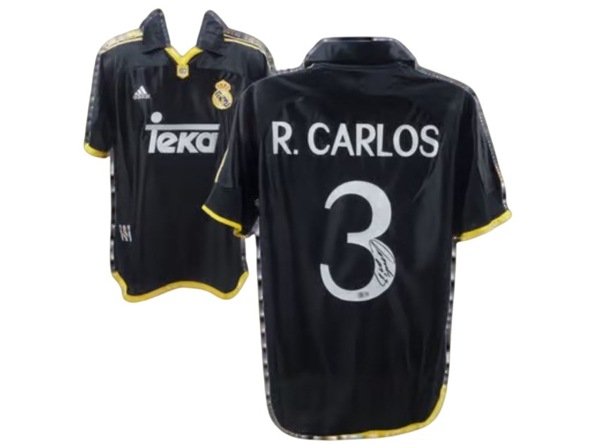 Replica maglia Real Madrid firmata da Roberto Carlos