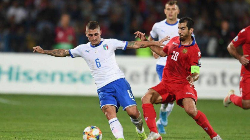 Verratti's Match Shirt, Armenia-Italy 2019
