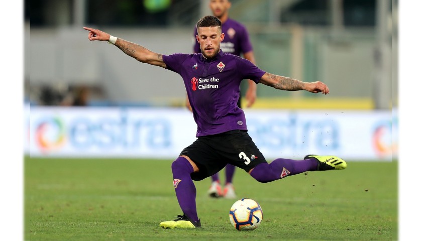 Biraghi's Fiorentina Match Shirt, 2018/19