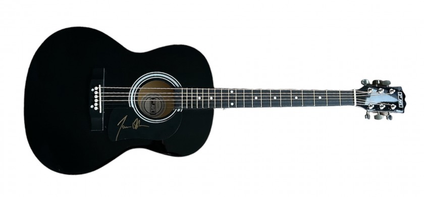 James Taylor Signed Acoustic Guitar