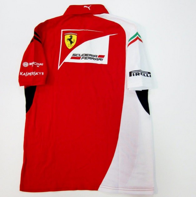 Ferrari polo signed by Alonso