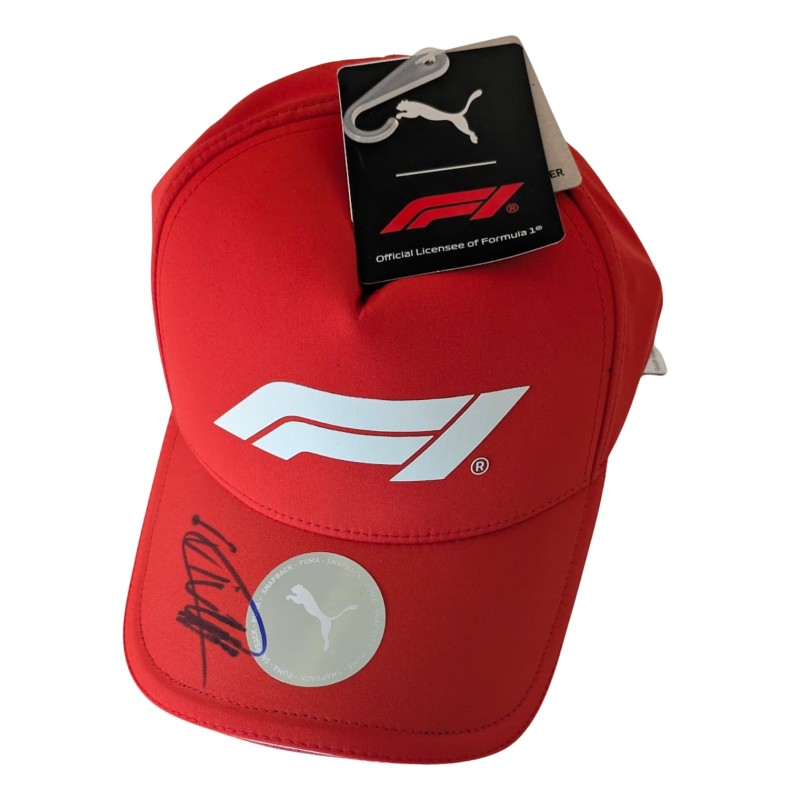 Cappello ufficiale Formula 1 2025 - Autografata da Max Verstappen