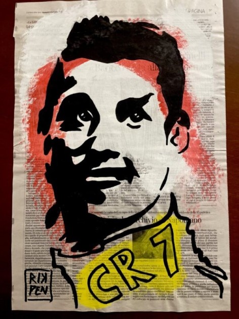Cristiano Ronaldo: Unique Work on RikPen's Newspaper